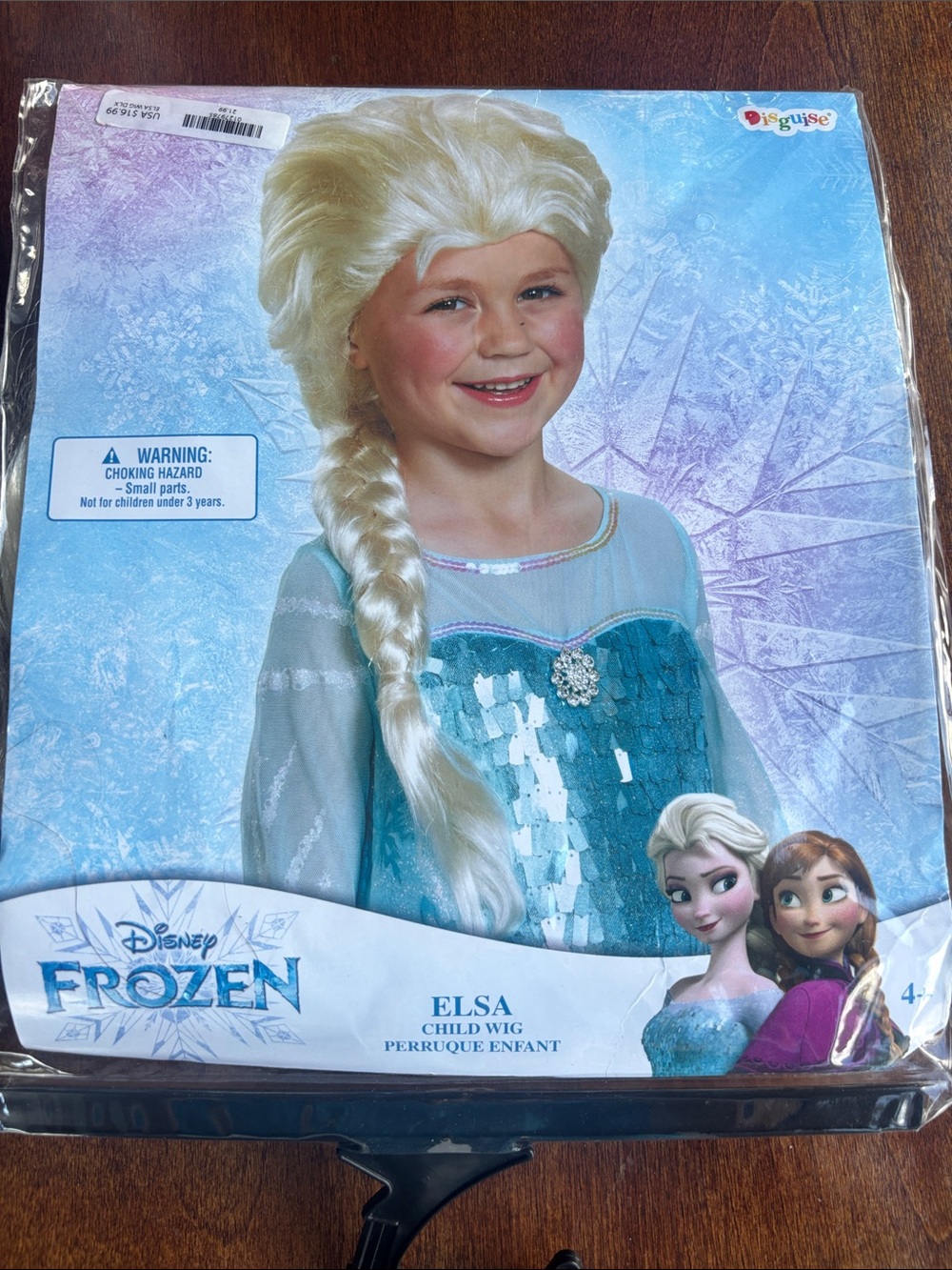 Disney Elsa Blonde Long Braided Wig